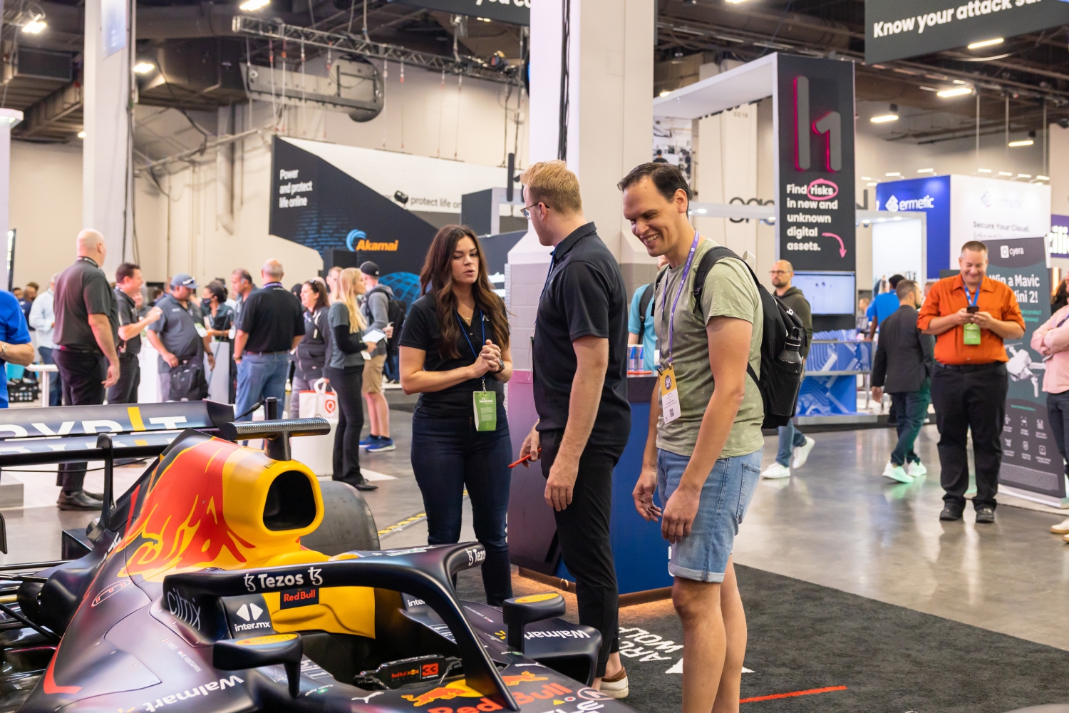 Blackhat USA booth candid photo