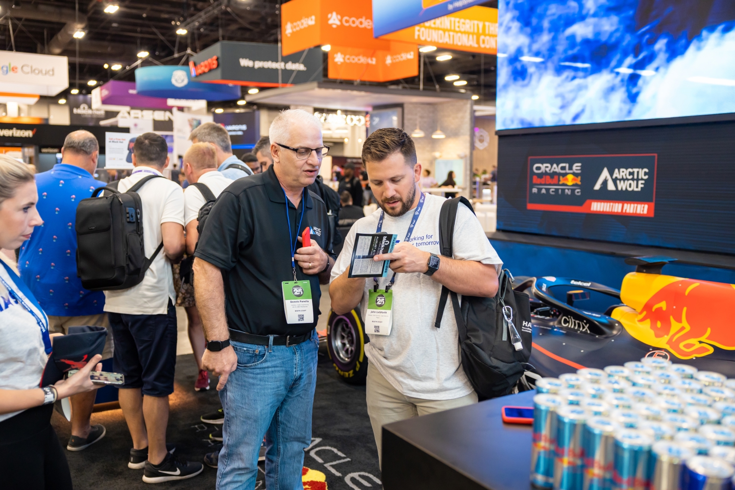 Blackhat USA booth candid photo