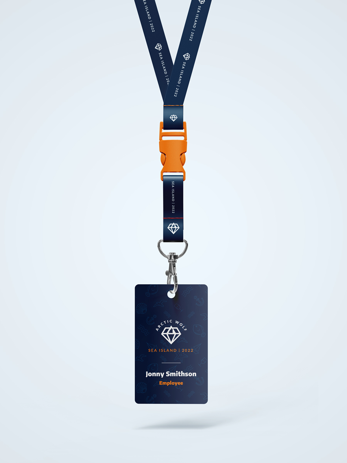 President's Club lanyard and name badge